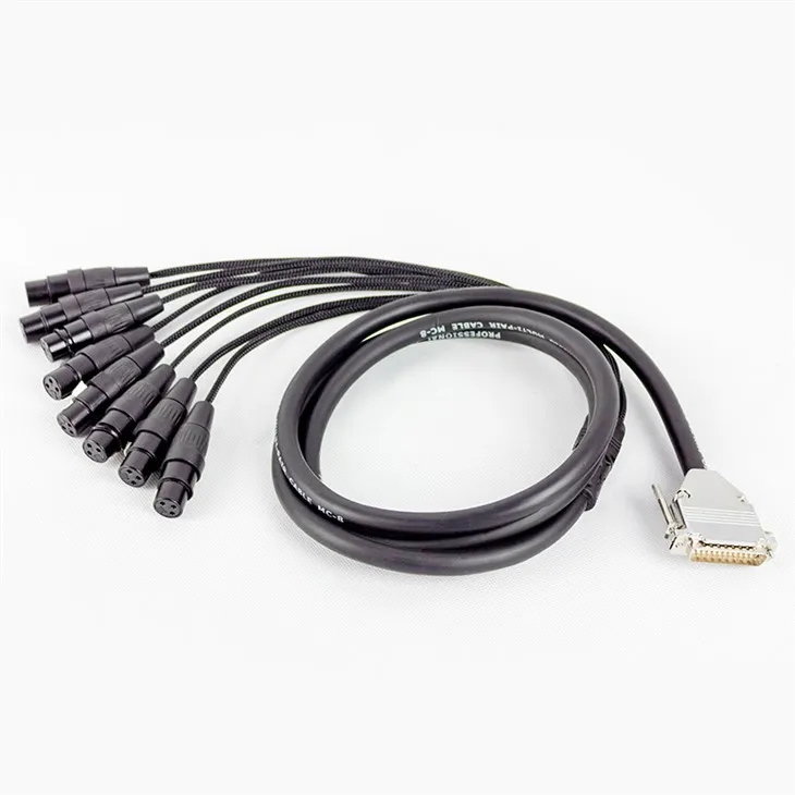 DB25 - XLR メスケーブル